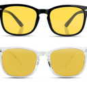Night Driving Glasses for Men Women, Anti Glare Polarized Yellow Lens Night Vision Glasses for Nighttime/Rainy/Foggy