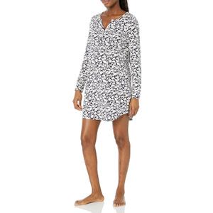 Amazon Essentials Womens Maternity Nursing Nightdress (X-Small, Navy Silhouette Floral)