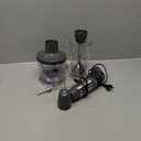 Mueller Multistick 800W 4-in-1 Immersion Blender Handheld, 12 Speed Hand Mixer - Turbo Boost, Heaviest Duty Copper Motor, Titanium Blades Hand Blender, Milk Frother Wand, Whisk, Beaker, Chopper, Grey