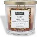 Tuscany Candle Caf Au Lait Long-Lasting Scented Jar Candle, 14 oz
