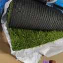 Artificial Grass Fake Grass Lawn Turf 7 ft x 15 ft, GL Realistic Synthetic Pet Turf Garden Landscape, Faux Grass Indoor/Outdoor Rugs with Drain Holes, Dogs Pee Pads Area