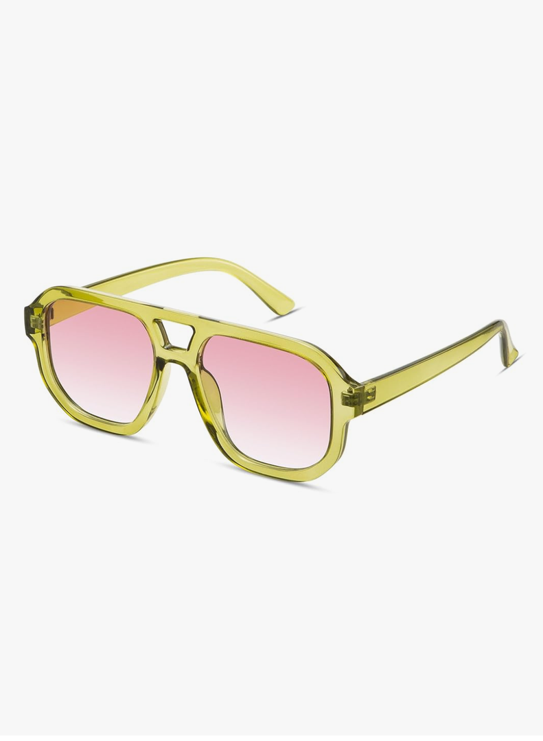 livho Trendy Polarized Square Aviator Sunglasses Women Men Square Eyewear Frame, Retro Sun Glasses for Women Men 2025 Shades