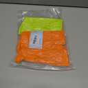 Women's Neon Scrunch Crew Socks 80s 90s Retro 3-Pack Cotton Stacked Boot Calf Cozy Ribbed Slouchy Socks Size 5-10 (1-white/Neon Green/Neon Orange)