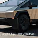 Amooca Mud Flaps Customized for Tesla Cybertruck No-Drill Splash Guards Mudguards with Hardware Front & Rear 4pc Set