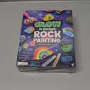 Dan&Darci Kids Rock Painting Kit - Glow in The Dark - Christmas Gifts Arts & Crafts for Boys and Girls Ages 6-12 - Craft Activities Kits - Creative Art Toys for 6, 7, 8, 9, 10, 11 & 12 Year Old Kid