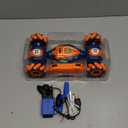 Gesture Sensing RC Stunt Car - Boys Girls Toys Age 6-8-12, 4WD Hand Controlled Remote Control Twist Car with Light & Music,Cool Birthday presents and Ideas Gifts for Kids Age 6 7 8 9 10 11 12 YearsOld (Blue Orange)