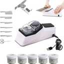 Besynersharp Pro, 2026 New Electric Knife Sharpener for All Kitchen Knives, Double Sided Knife Sharpener with Replacement Grinding Tools, Quick Sharpening & Polishing, Stable Non-Slip Base (1PCS)