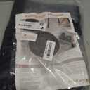 Magnetic Thermal Insulated Door Curtain for 36"x 82" Doors, Visible Door Cover for Heat Insulation, Magnetic Closure Thick Blanket for Doorway to Keep Warm in Winter Cool in Summer (Black + Clear)