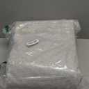 6' Round Rug Washable Rug for Entryway, Cream Beige White Grey Soft Non-Slip Area Rugs Distressed Floral Low-Pile Carpet, Neutral Vintage Circle Rugs for Living Room Dining Bedroom Foyer