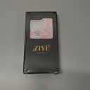 ZIYE for iPhone 15 Pro Phone Case Glitter Glossy Pink Coastal Beach Ocean Sea Shell Floral Collage for Women Girl Slim Shockproof Protective Phone Cover