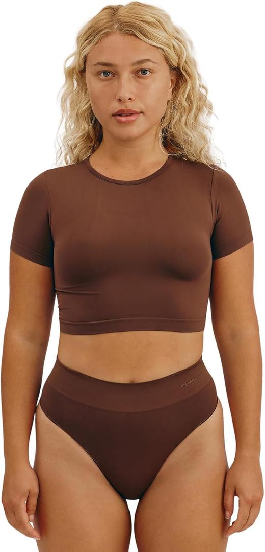 Organic Basics womens Smooth Thong Seamless Underwear (XXL)