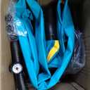 OCEANBROAD Inflatable Sit-in Kayak, with Paddle, Kayak Seat, Pedal, Hand Pump and Bag, 1-Person/2-Person, Blue/Sky Blue