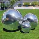 19.6in Inflatable Mirror Ball,Big Shiny Inflatable Ball Silver/Gold/Iridescent,PVC Hanging Large Disco Balls Decor for Party, Concerts, Stage, Wedding Decoration (1 Piece,Without Air Pump)