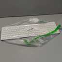 Wireless Keyboard and Mouse, Trueque Silent 2.4GHz Cordless Full Size USB Mouse Combo, Long Battery Life, Lag-Free for Computer, Laptop, PC, Windows, Mac, Chrome OS (White)