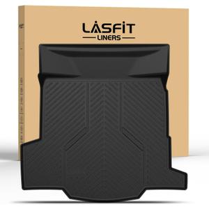 LASFIT Trunk Mat for Chevrolet Chevy Impala 2014-2020 (Not Fit Equipped with The Auto Stop/Start System), All Weather TPE Custom Fit Cargo Mat Trunk Liner for Chevy Impala Accessories, Black