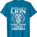 Christian Lion Praise The Lord Worship Faith T-Shirt, XS