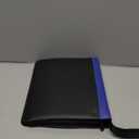 Trading Card Binder With Sleeves, 9 Pocket Premium 720 Double Sided Pocket PU Collection Binder, Collectible Albums Folder for MTG, TCG, Sports Cards, Game Cards (Dark Blue Edge, Black)