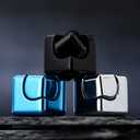 Wettarn 4 Pcs Spinners Fidget Cube Toys for Adults Small Desk Toys Gift Sensory Focus Metal Cube Spinners Desktop Anxiety Stress Relieve Autism ADHD Relaxing Christmas