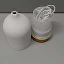 URPOWER 120ML Ceramic Essential Oil Diffuser, Ultrasonic Aromatherapy Diffuser with 7-Color Lights, Auto Shut-Off, Quiet Oil Diffuser for Bedroom, Home Office