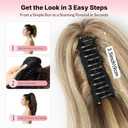 18" Claw Clip Pony Tails Hair Extensions for Women Ponytail Extension Clip On Ponytails, 2-In-1 Drawstring & Claw Clip Ponytail Tangle-Free Synthetic Hair Pieces for a Smooth & Sleek Look