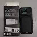 SSLOTSCASE for iPhone 17 Pro Case with 2X Screen Protector, Credit Card Holder & Kickstand & Slide Camera Lens Cover, Silicone Edge Rugged Heavy Duty Phone Case Cover for iPhone 17 Pro 6.3'', Black