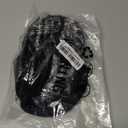 Verdusa Women's Cheetah Print Sequin Top Y2K Tie Back Corset Halter Going Out Crop Tops (Medium, Black)