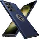 JAME for S23 Ultra Case, Slim Soft Bumper Case for Galaxy S23 Ultra, with Ring Holder Kickstand for Samsung S23 Ultra Cover, Military-Grade Protection for Samsung Galaxy S23 Ultra Case, Blue