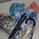 Old Lady Costume for Kids Girls, 100 Days of School Costume for Girls 100th Day of School, Granny Grandma Dress Up Nightgown, Wig, Cane, Glasses, handbag, Play Money Accessories Outfit for Kids