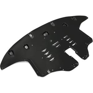 HECASA Engine Splash Shield W/Aluminum Pad Compatible with 2016-2020 Kia Sorento EX LX S SX Limited 3.3L Replacement for 29110C6800 KI1228152 Plastic Black