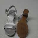 DREAM PAIRS Women's Low Heels Block Open Toe Ankle Strap Classic Short Chunky Sandals with Buckle for Daily Work Wedding Party 8.5