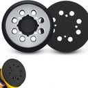 2 Pack Sander Replacement Pad for Dewalt, 5-Inch 8 Holes Hook and Loop Aluminum Alloy Orbital Sander Replacement Pad for DWE6421/6421K, DWE6423/6423K, DCW210B, DWE64233, N329079