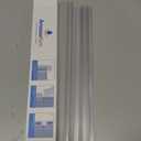 AmazerBath 5 PCS Shower Door Side Seal Strip -15.75 Inches x 5, 5 Sections Segmented Shower Installation Kit, Frameless Glass Door Seal Strip - Suitable for 1/4 Inch Glass