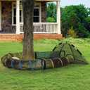 3-in-1 Cat Tent Set for Indoor and Outdoor Cat Enclosures(Pop Up Cat Tent and Tunnel) Cat Playpen X-Large Portable Cat Tunnel Play Tents for Cats Dogs and Small Animals