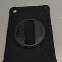 ZtotopCases for Samsung Galaxy Tab A11+ Plus/A9+ 11-Inch 2025/2023, Shockproof Hard Duty Case with Screen Protector+360 Rotating Hand Strap&Stand+Shoulder Strap for Tab A11+/A9 Plus Tablet, Black