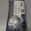 EVALESS Women's Elastic High Waist Straight Leg Pants Business Casual Work Pants Fall Button Down Office Outfits Trousers (Gray, M)