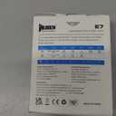 WUBEN E7 EDC Flashlight, 1800 Rechargeable Lumens Mini Flashlight, Super Bright Small Flashlight, 6 Modes IP68 Built-in Waterproof Handheld Flash Light for Emergencies Camping Hiking (Medium White)