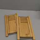 Folding Squatting Stool (1 Pair), Multi-Function Foldable 7-9" Height Squatting Toilet Step Poop Stool,Multi-Function Toilet Stool Portable Step for Adult Home Bathroom