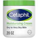 Cetaphil Moisturizing Cream, Face & Body Lotion Dry Sensitive Skin, 20oz | Fragrance-Free, Non-Comedogenic, Non-Greasy, Hydrates Very Dry Sensitive Skin, Dermatologist Recommended, 20 Oz Value Size