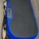 Lifepro Waver Mini Vibration Plate Exercise Machine with Remote & Bands  Compact Whole Body Vibrating Plate for Lymphatic Drainage & Muscle Toning  Shake Machine with 99 Speed Levels & 10 Presets (Blue)