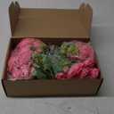 8 Bundles Artificial Peonies Flowers Boho Faux Flowers Arrangements Artificial Centerpiece Spring Bouquet Floral Wedding Decoration for Vase (Hot Pink)