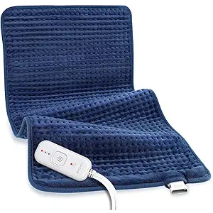 Electric Heating Pad for Back Pain & Cramps Relief, Electric Throw, Auto Shut Off, Machine Washable, Moist Heat Pad for Neck & Shoulder - Valentines Day Gifts for Her Him, Extra Large 35x20