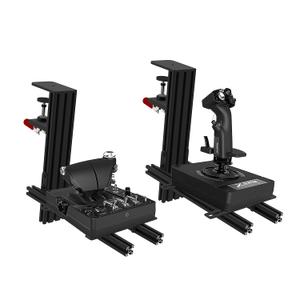 Hikig 2 Set Desk Mount for Flight Sim Game Joystick, Throttle and HOTAS Systems - Compatible With Logitech X56, X52, X52 Pro, Thrustmaster T-Flight HOTAS, T.16000M, TCA