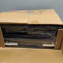 Furnulem Bedroom Dresser, Tall Chests of Drawers with 7 Fabric Bins, Black Organizer in Closet, Dorm, Living Room, Nursery, Hallyway-Storage Tower Unit, Sturdy Steel Frame