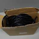 16/3 10A 125V 1250W 100 Ft Outdoor Extension Cord Waterproof, Weatherproof & Flame Retardant Black 3 Prong Power Cord Outside for Lawn & Garden, SJTW ETL Listed