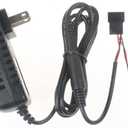 NOYITO DC 12V 2A Fan Power Adapter Fan External Power Supply Suitable for D-Port 3-Pin 4-Pin Male Female Connector Cooling Fans