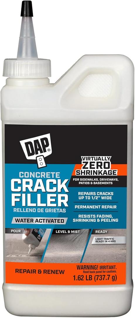 DAP Concrete Crack Filler, Gray, 1.62 lb (7079860500)