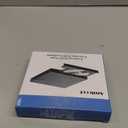 External DVD Drive USB 3.0 USB C CD Burner CD/DVD +/-RW Optical Drive, Slim Portable DVD CD ROM Rewriter Writer Duplicator for Laptop Desktop PC Windows 11/10/8/7 MacBook Mac Linux OS Apple