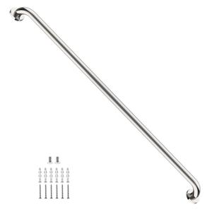ZUEXT 48 Inch Extra Long Chrome Stainless Steel Shower Grab Bar, 1.25" Dia