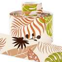 FYSUIMU 32.8Ft Modern Boho Bulletin Board Border Botanical Leaves Die Cut Trim Border Roll for Back to School Classroom Office Wall Chalkboard Decor, Set of 2