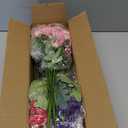 Artificial Flowers for Outdoors, 8 Bundles UV Resistant Fake Daisy & Mums, Faux Flowers for Outdoor Planters Window Box Porch Patio Garden Decor, Fade Resistant Silk Flowers